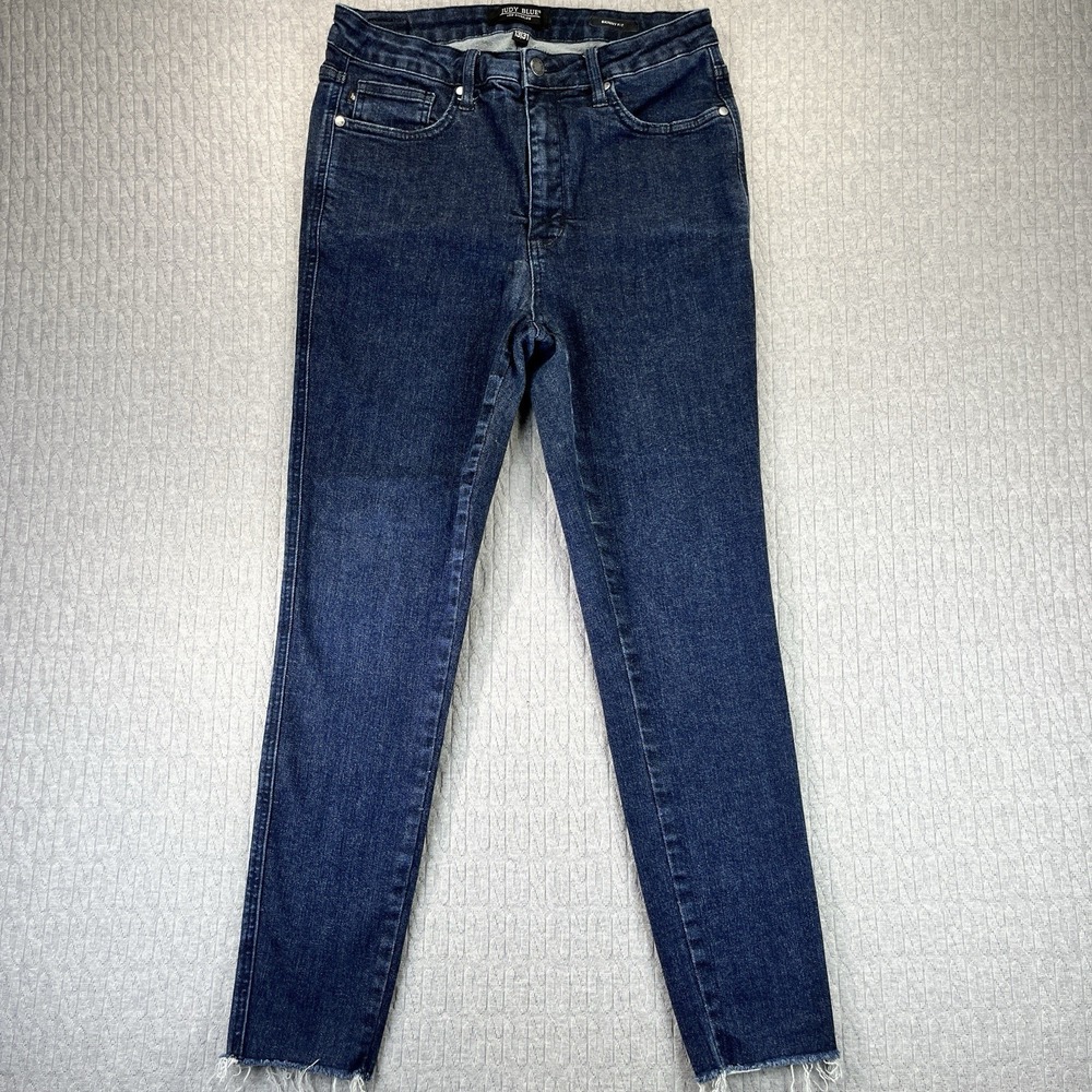 Judy blue Skinny Fit Blue Jeans Women's (13/31) Fits 29X27 High Rise Medium Wash